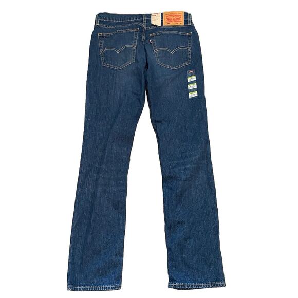 Levis Jeans Mens 32x32 511 Slim Fit Straight Leg Medium Wash Denim - Picture 5 of 6